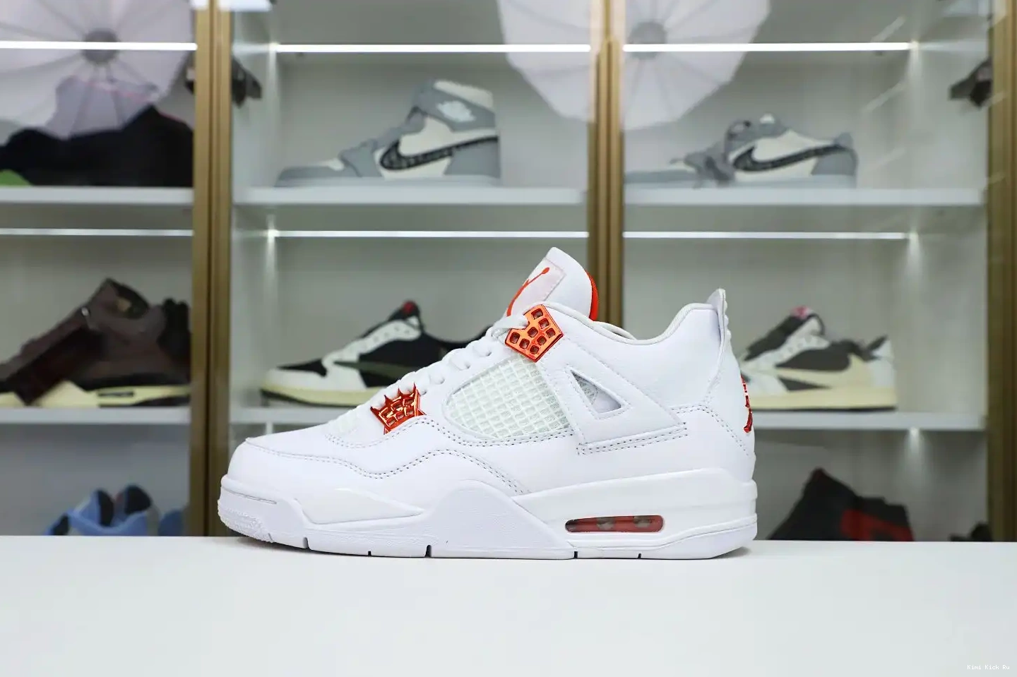Jordan metallic 4 Air Kimikick Jordan retro“orange 0604